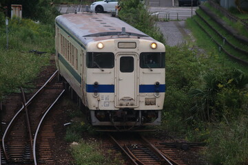 日南線を走行する列車