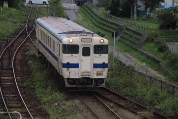日南線を走行する列車