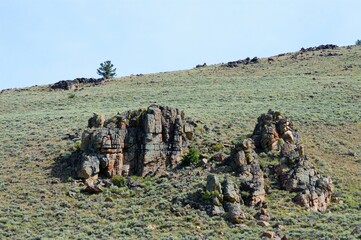 Rocky Landscape in Summer