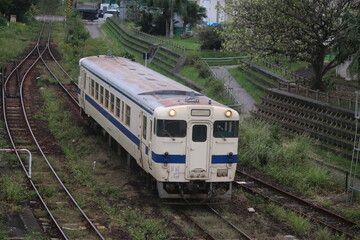 日南線を走行する列車