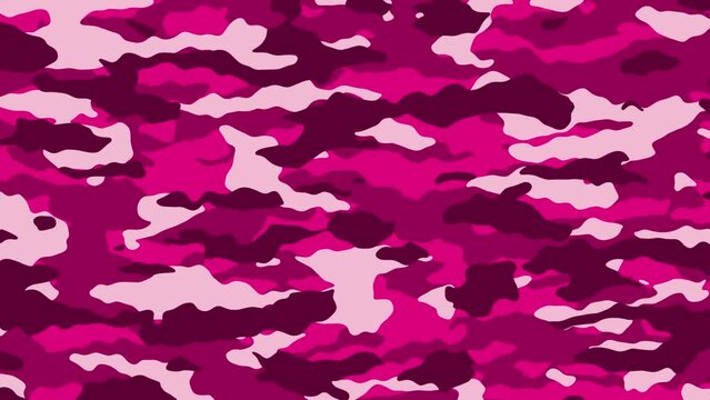 Animated Camouflage Texture - Pink Version 
4K, 60FPS, 30 sec