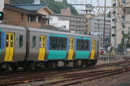 水郡線を走行する列車