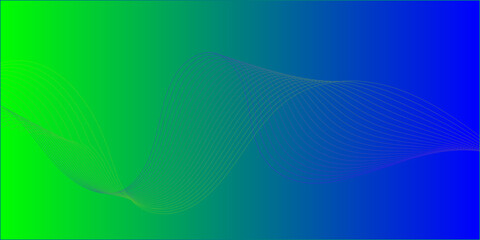 Abstract wave lines dynamic flowing colorful light isolated background. illustration design element in concept of music, party, technology, modern, wallpaper, business card, banner, flyers, etc