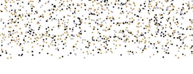 Glittering golden confetti png. Glittering golden confetti falls from above on transparent background. Celebrate festivals.
