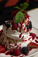 dessert fruits rouge