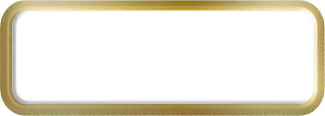 Fototapeta premium Gold, white rectangle texture click web 3d button stamp, golden elegant shiny metallic certificate sign