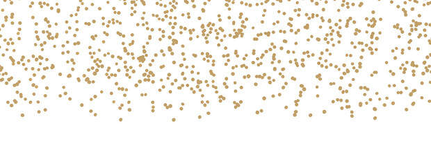 Glittering golden confetti png. Glittering golden confetti falls from above on transparent background. Celebrate festivals.