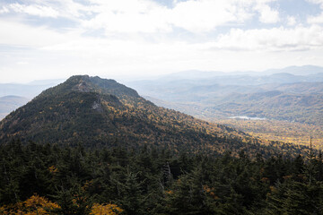 Fall Colors at Grandfather Mountain in Western North Carolina