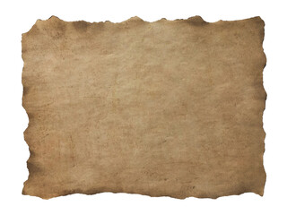 Vintage Torn Paper With Burn Edge Textured Background