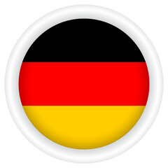 German Flag badge PNG image.