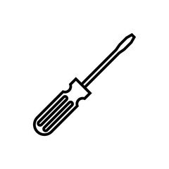 Screwdriver line icon