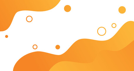 orange abstract fluid background