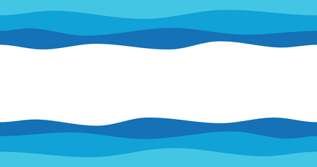 Fototapeta premium transparent blue wave background