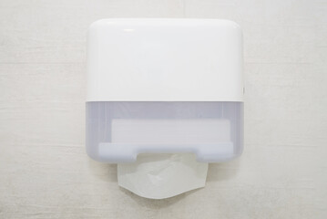 wall-mounted paper towel dispenser