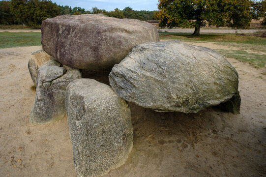 Hunnebed D54 bij Havelte, Drenthe province, The Netherlands