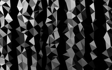 Obraz premium Light Silver, Gray vector abstract mosaic backdrop.