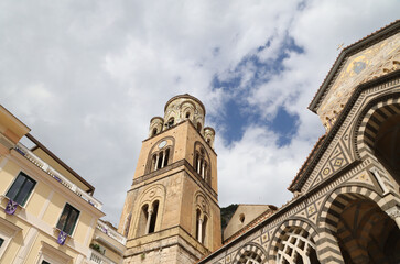 Fototapeta na wymiar The Cathedral of Amalfi, Italy
