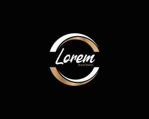 Fashion brand vector logo design