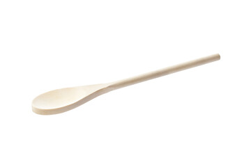 wooden spoon isolated on white background