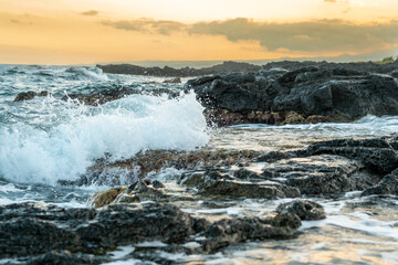 Obraz premium Das Ionische Meer in Sizilien 