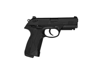 Air gun. Modern pneumatic weapon for air soft, sports and entertainment. A dummy, a copy of a real...