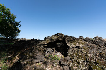 Landschaft mit Lava am Ätna in Sizilien