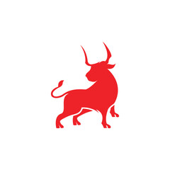bulls logo design, bulls logo, icon, bull, cow