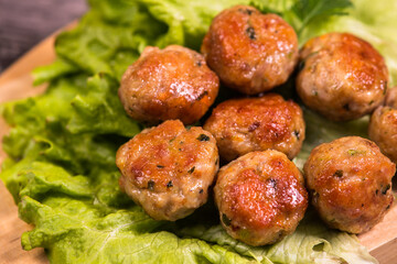 Eid Mubarak Traditional Ramadan Iftar dinner. Assorted tasty food in authentic rustic dishes on wooden blue background. Turkish Bosnian food meat kebab, pita, Sarma, klepe, sogan dolma.