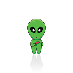 Cute alien vector art and graphics