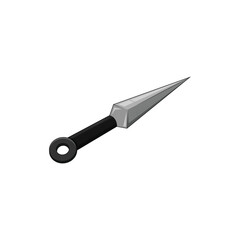Realistic kunai isolated vector graphics