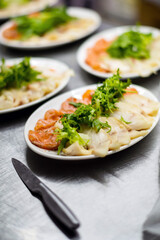 catering food in the table