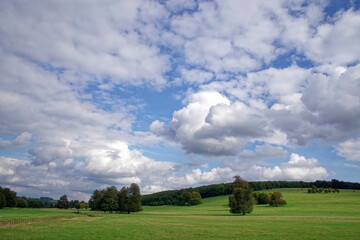Obraz na płótnie Canvas landscape with clouds