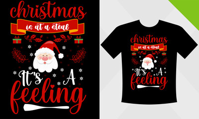 Christmas t-shirt design template eps file for Christmas vector