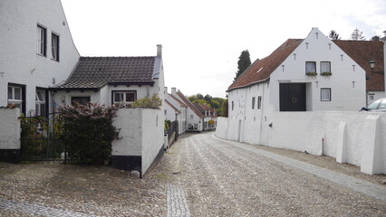 Historisches Zentrum von Thorn, Weiße Stadt an der Maas, Niederlande - 540329733