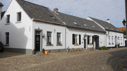 Historisches Zentrum von Thorn, Weiße Stadt an der Maas, Niederlande - 540329769