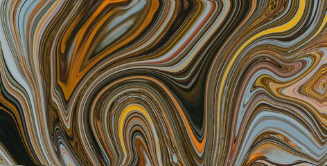 Creative epoxy glitter fake painted artificial, marbled surface, digital marbling illustration wallpaper swirl. Marble stone texture abstract background grunge ink in water wave
