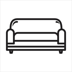 sofa icon vector design template