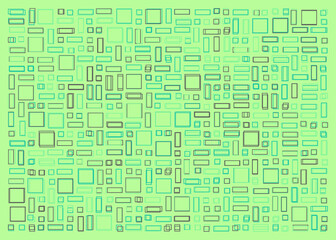 Offset Quads generative art background art illustration