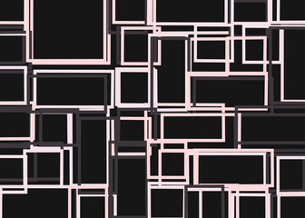 Offset Quads generative art background art illustration