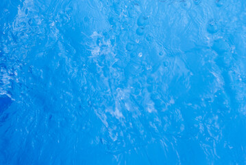 Blue background. Water. Abstraction. Nature.