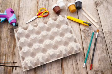 Step by step diy process. Step 1- preparation tools for handmade craft a teddy bear toy from a...