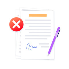 Rejected document concept