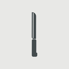 Knife vector icon illustration sign