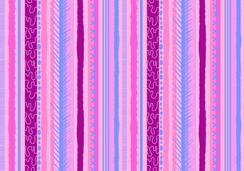 Abstract geometric seamless stripes polka dots pattern for fabrics and wrapping paper and linens and kids clothes
