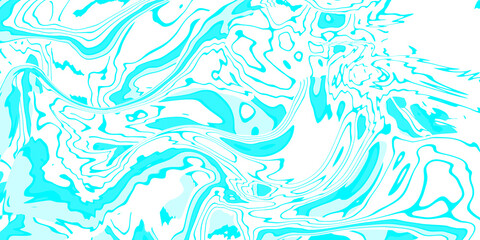 Fototapeta na wymiar Abstract white blue colors liquid texture background.