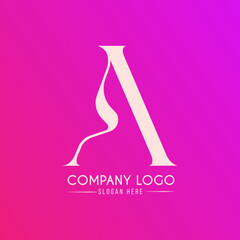 A letter logo design for your company 
