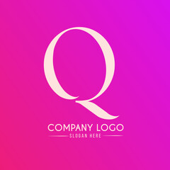 Q letter logo design