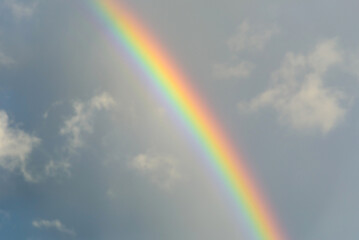 Rainbow on the sky