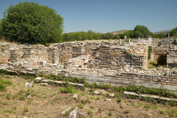 Atrium House in Aphrodisias Ancient City in Aydin, Turkiye