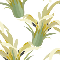 Floral seamless pattern. Vector design for paper and other use